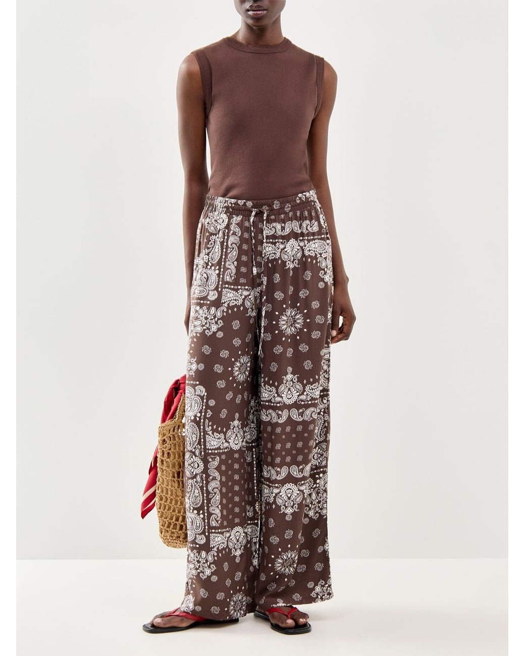 ONLY Multicolor Onlkavi Wide Leg Pants