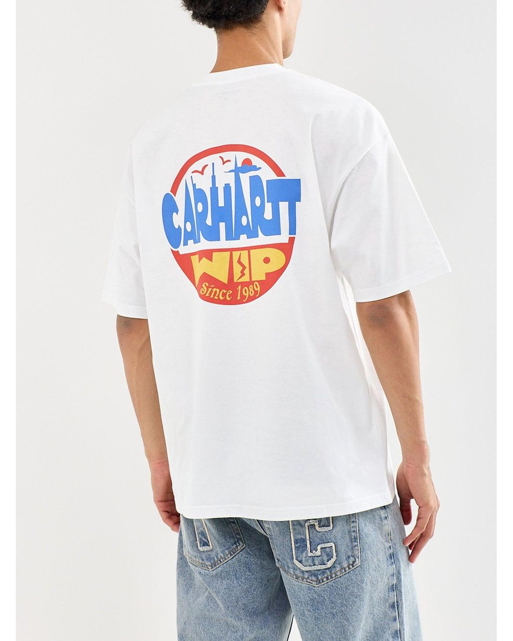 Carhartt White Luggage Label T-Shirt for men