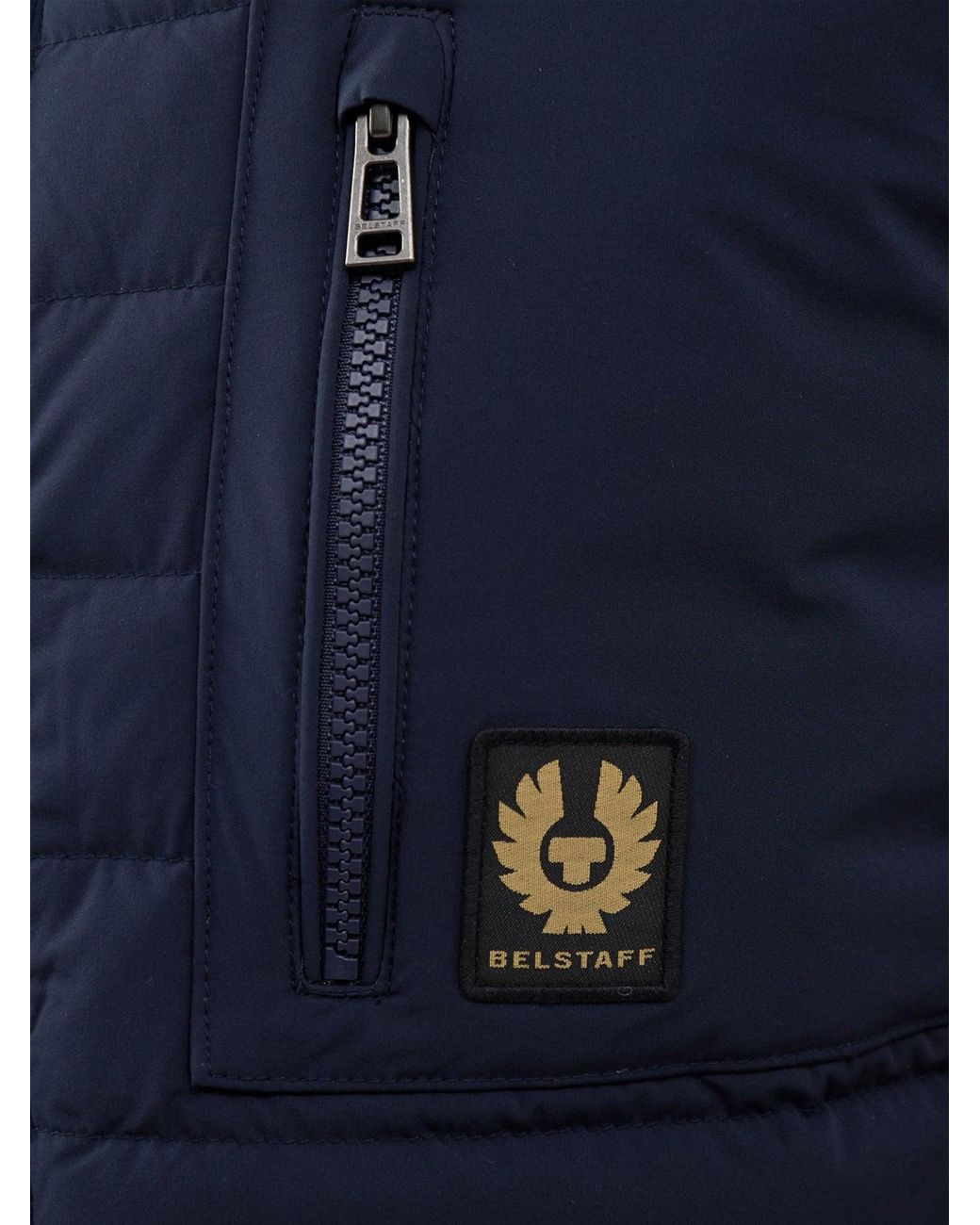 Belstaff Blue Chassis Gilet for men