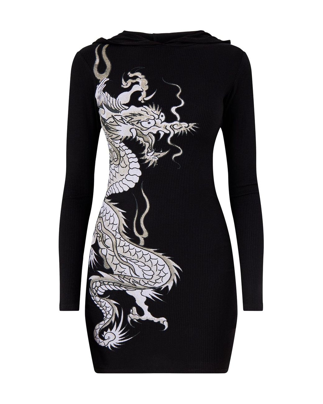 Ed Hardy Dragon Hoodie Dress in Black | Lyst UK Ed Hardy Dragon Hoodie Dress in Black | Lyst UK