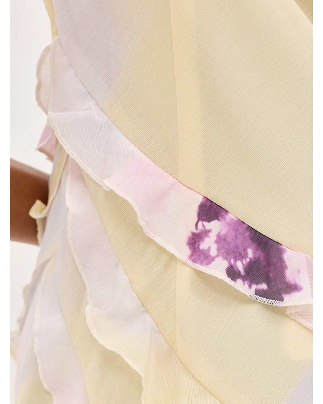 Pretty Lavish White Constance Ruffle Maxi Dress
