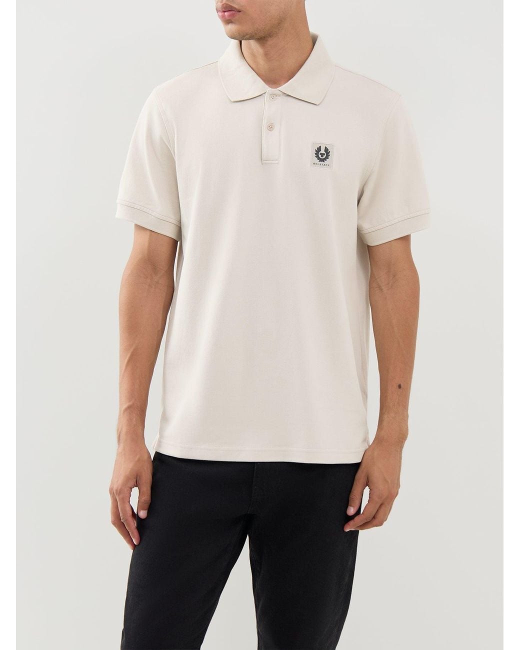 Belstaff White Polo Shirt for men