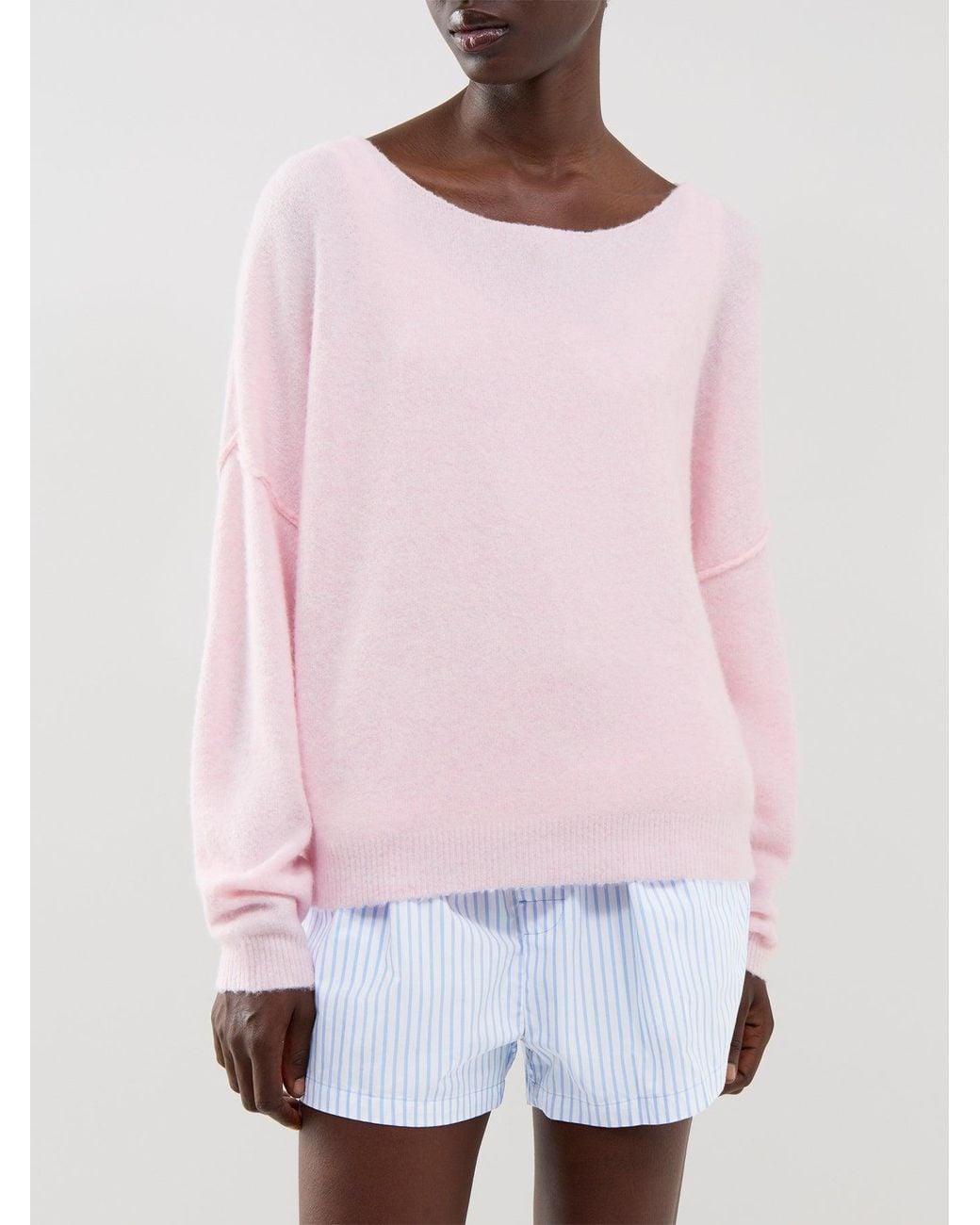 American Vintage Pink Damsville Long-Sleeved Top