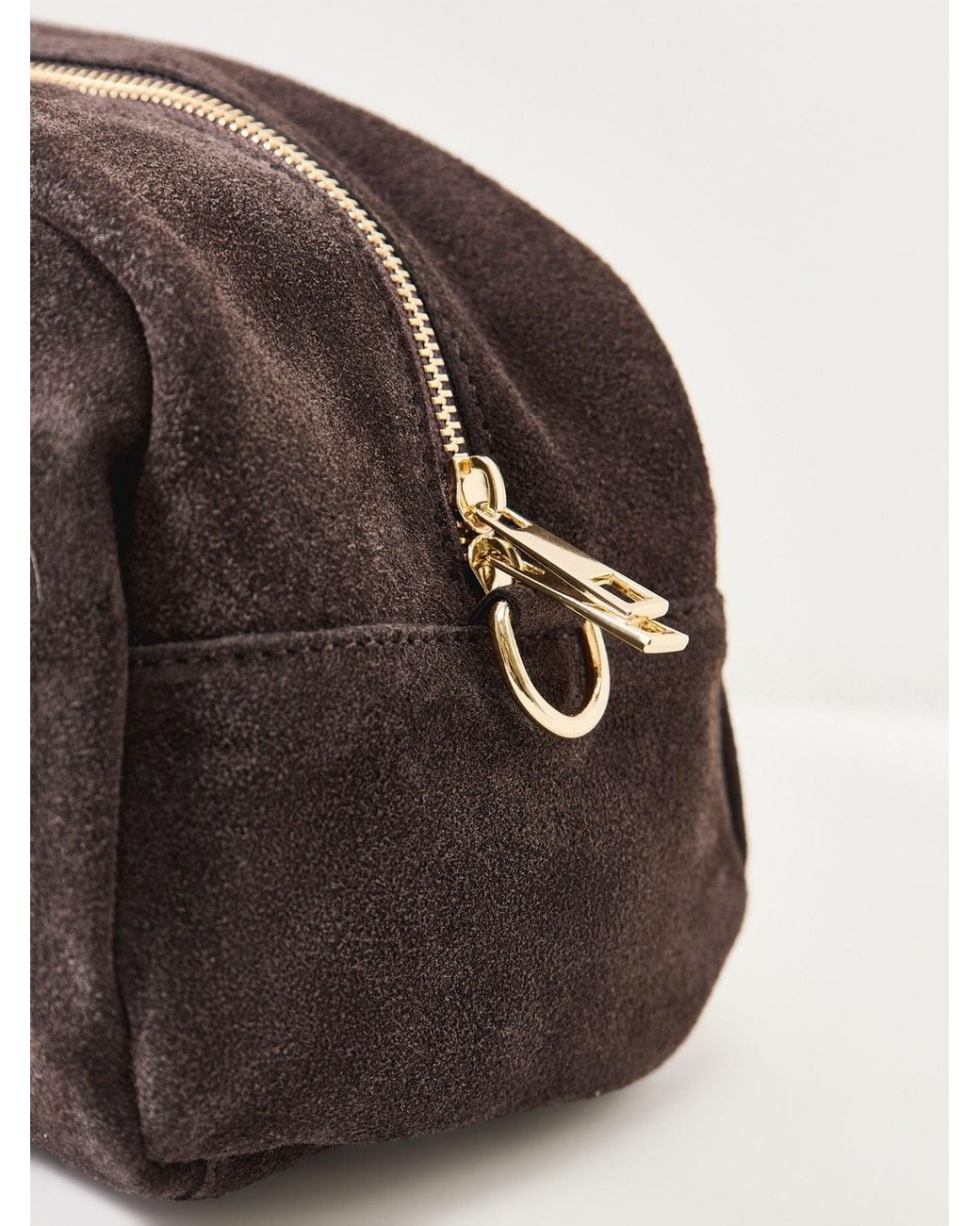 Marlon White Manny Suede Tote Bag