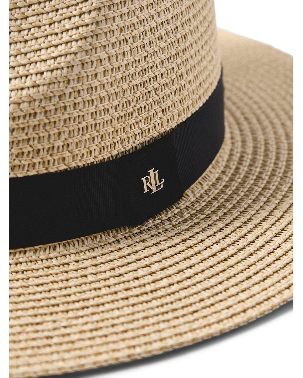 Ralph Lauren Packable Fedora Hat in Natural | Lyst UK