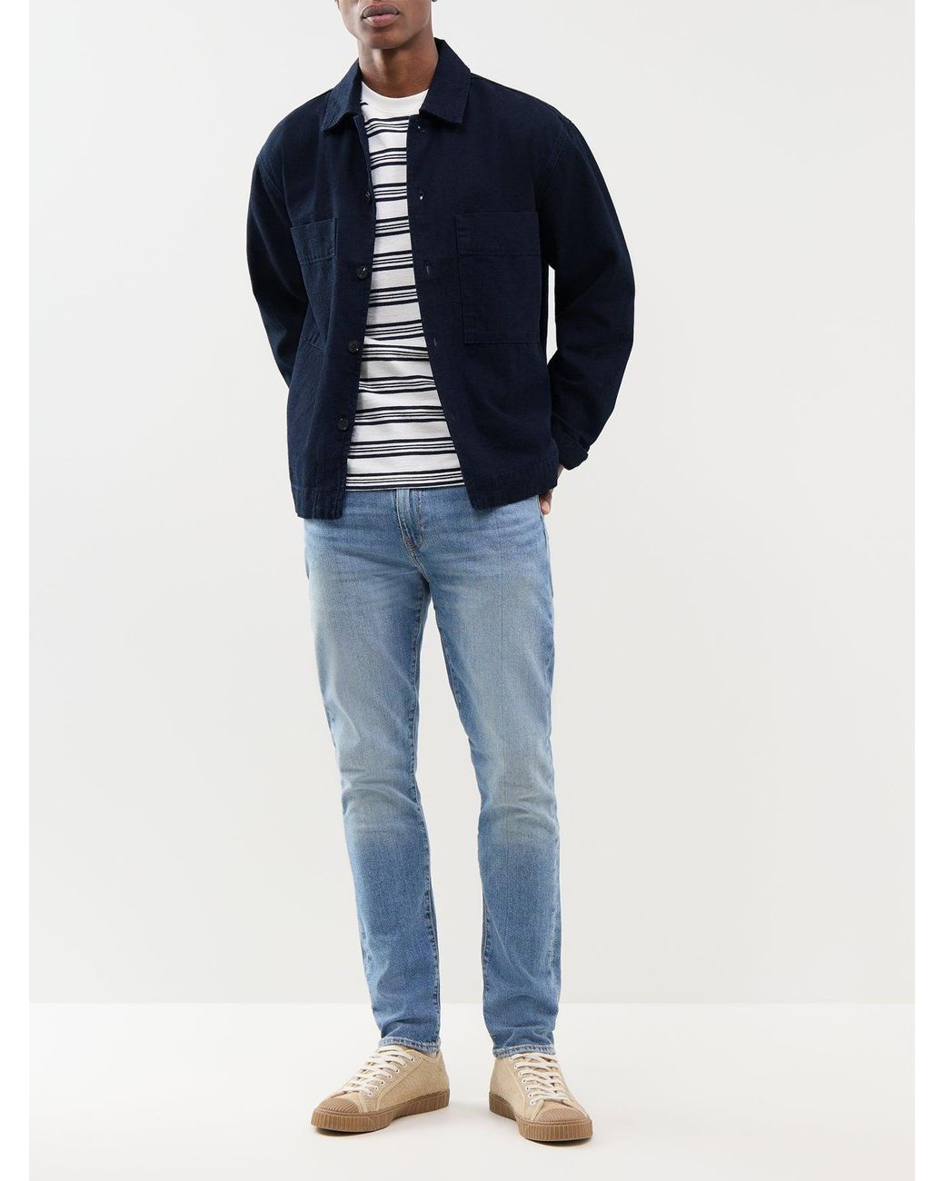 Levi's Blue 512 Slim Taper Jeans for men