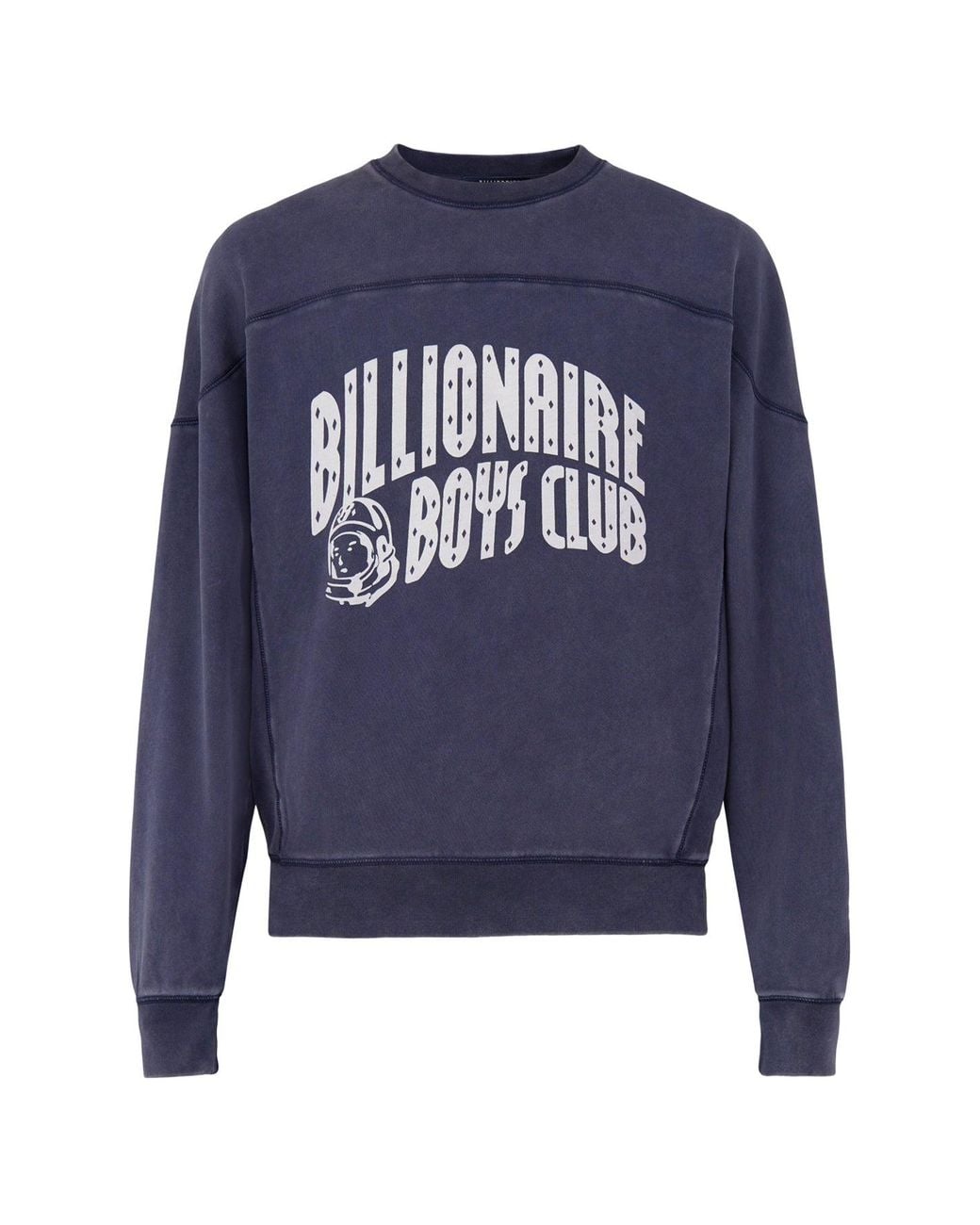 BBCICECREAM Blue Washed Arch Logo Sweatshirt for men