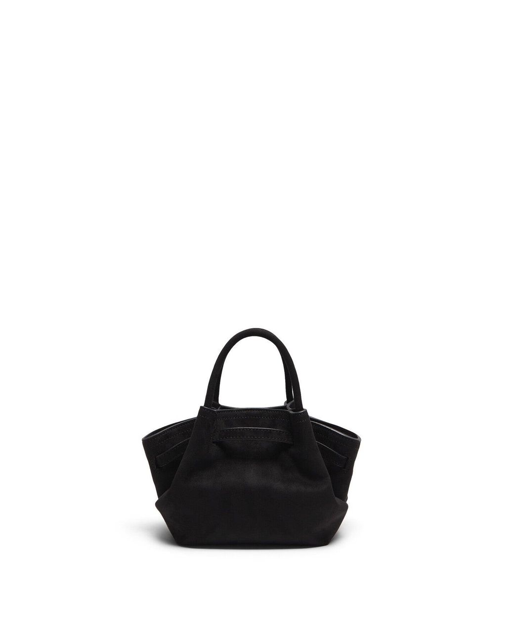 JW PEI Black Hana Mini Faux Suede Tote Bag