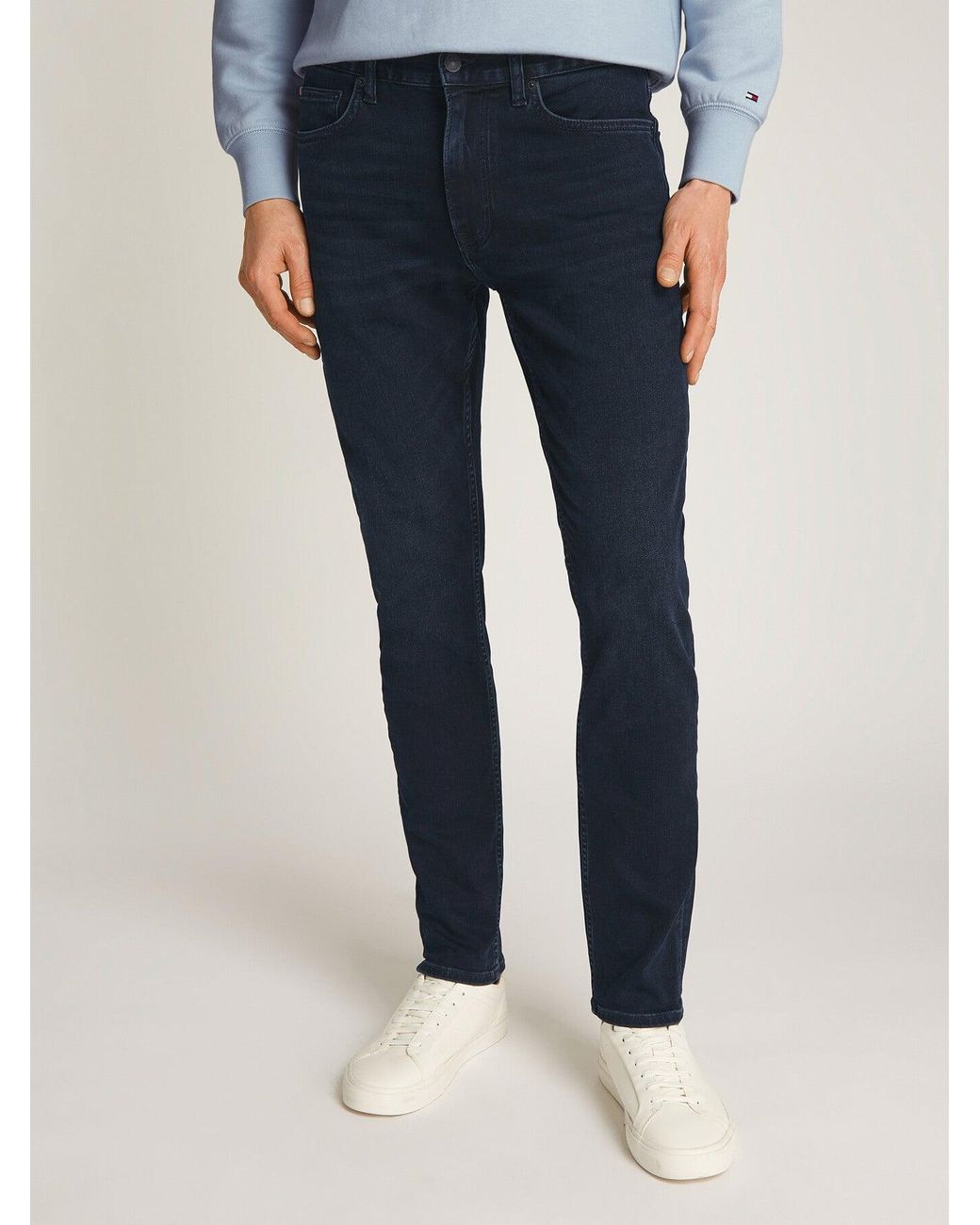 Tommy Hilfiger Blue Denton Straight Jeans for men
