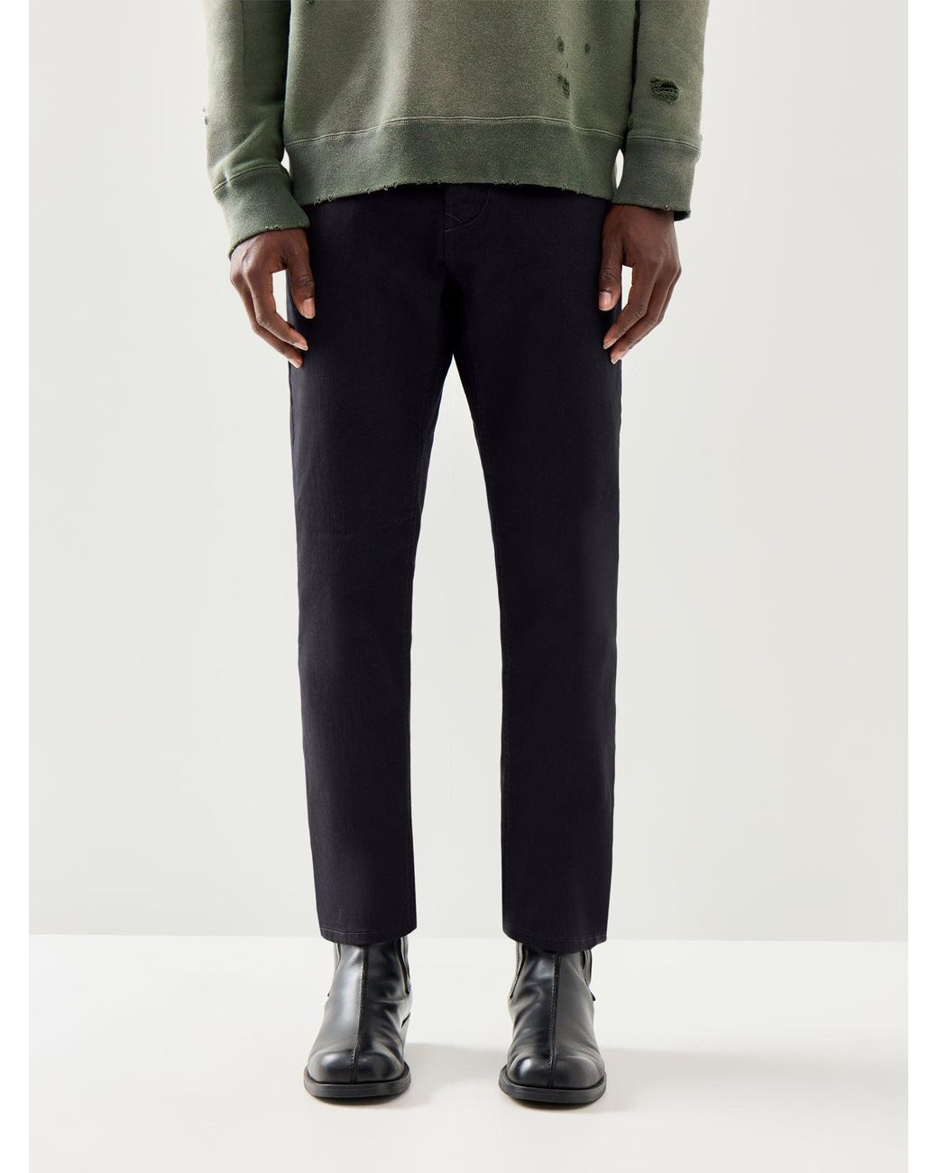 DIESEL Blue 1986 Larkee-Beex Tapered Fit Jeans for men