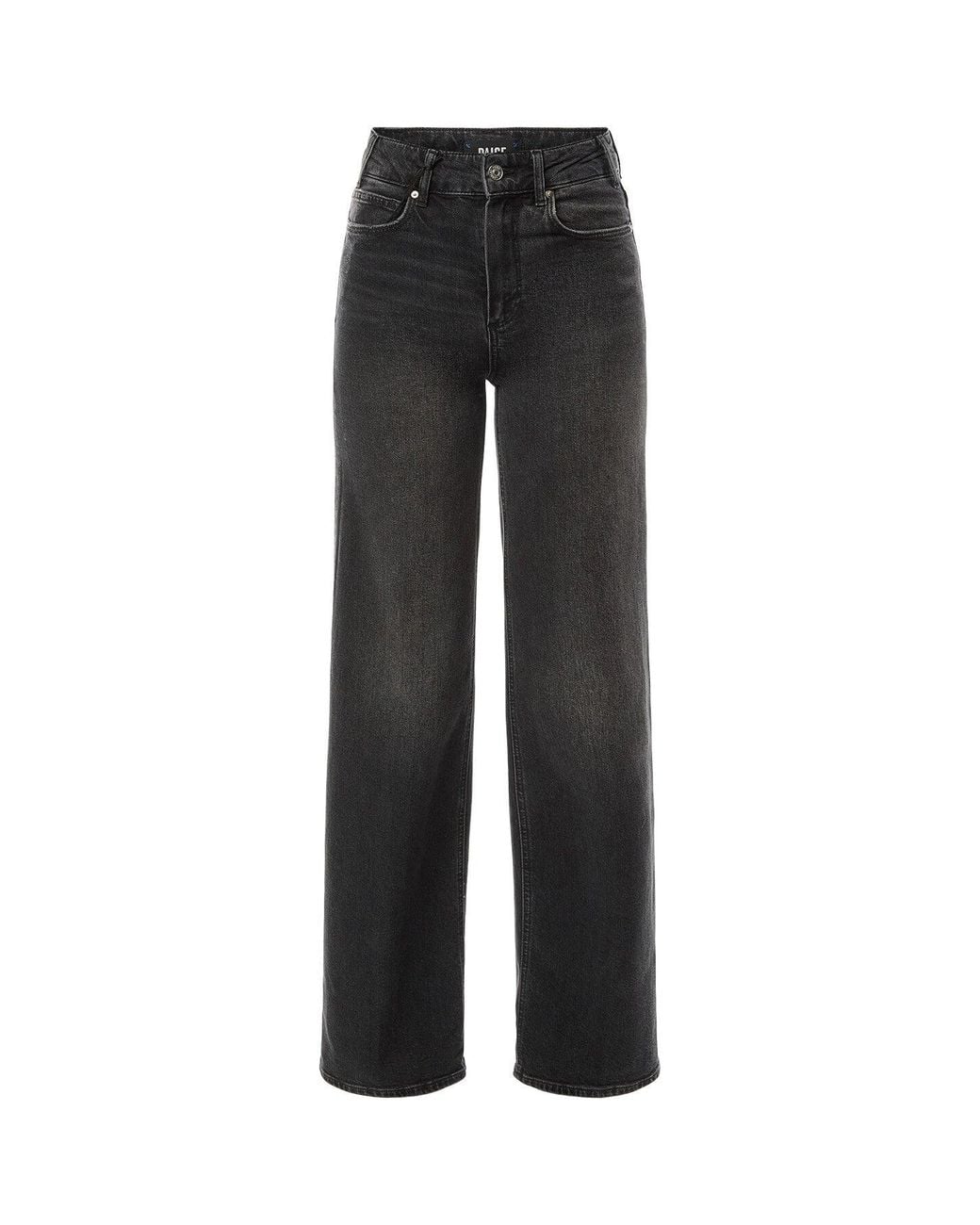 PAIGE Black Women's Sasha 32" Straight Leg Jeans