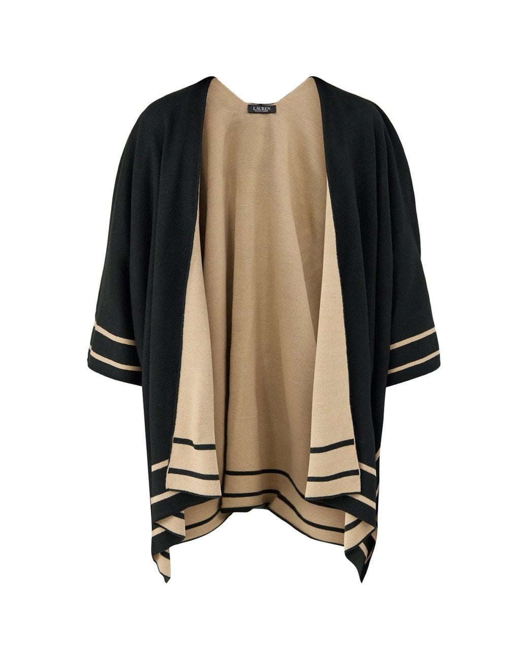 Ralph Lauren Black Jet Set Poncho