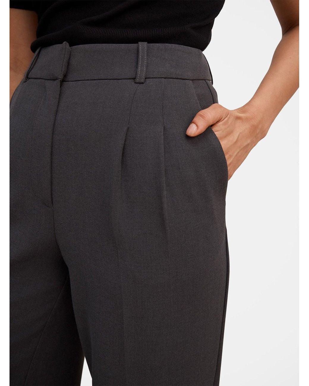 Forever New Blue Eva Wide Leg Trousers