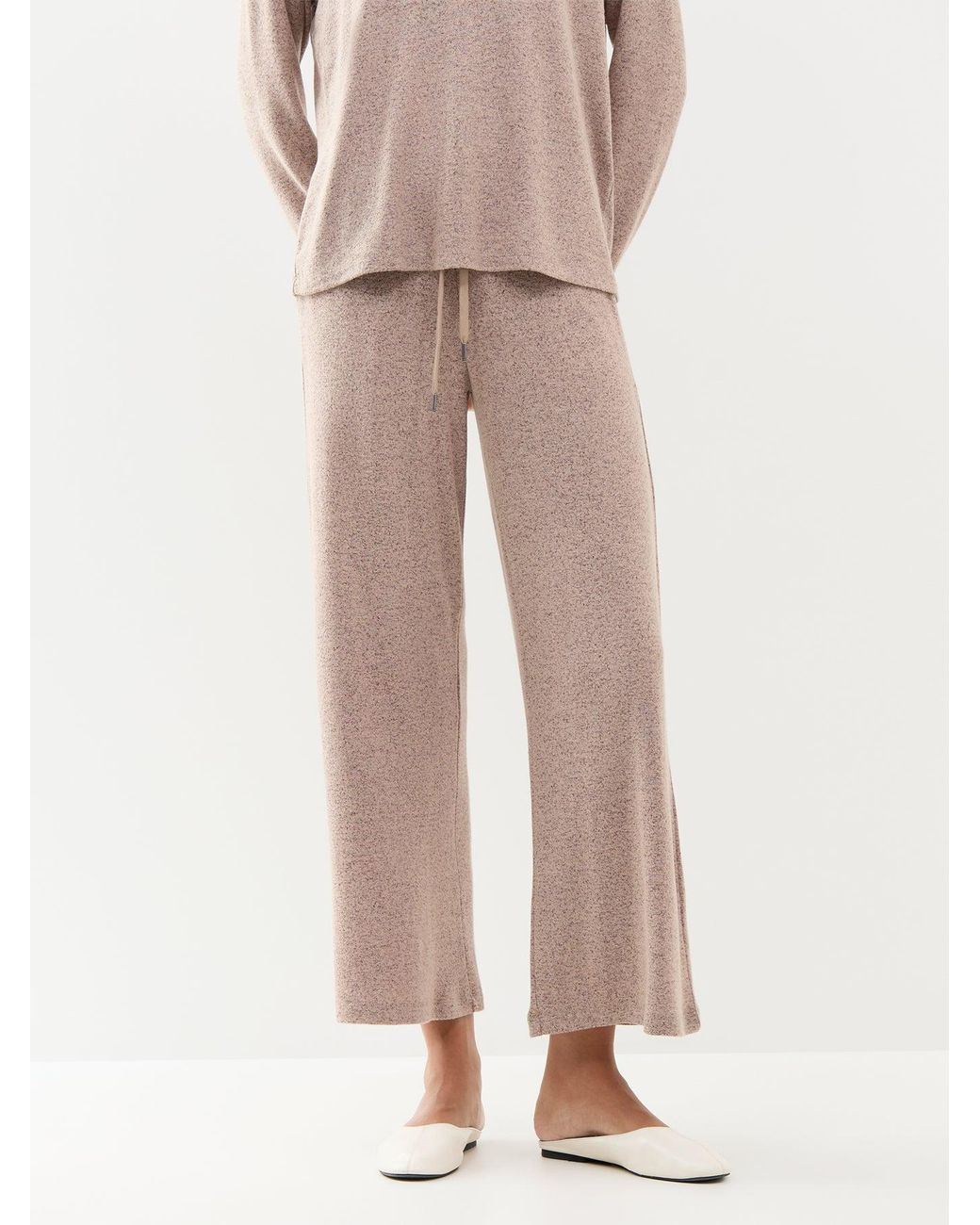 Soya Concept Natural Biara 74 Blend Wide-Leg Trousers