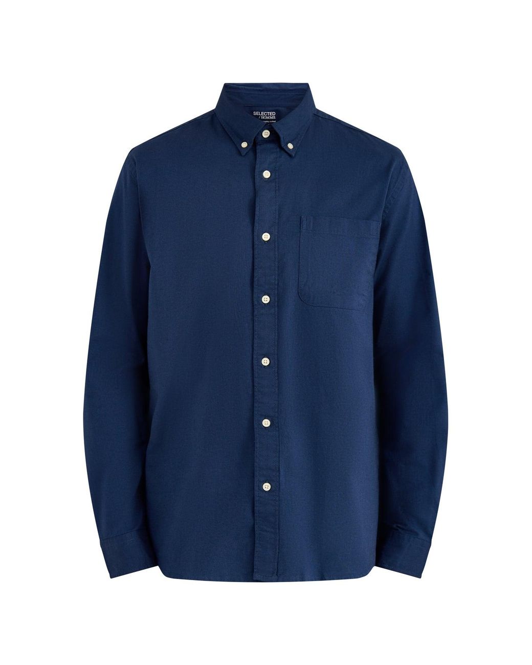 SELECTED Blue Oxford Shirt for men