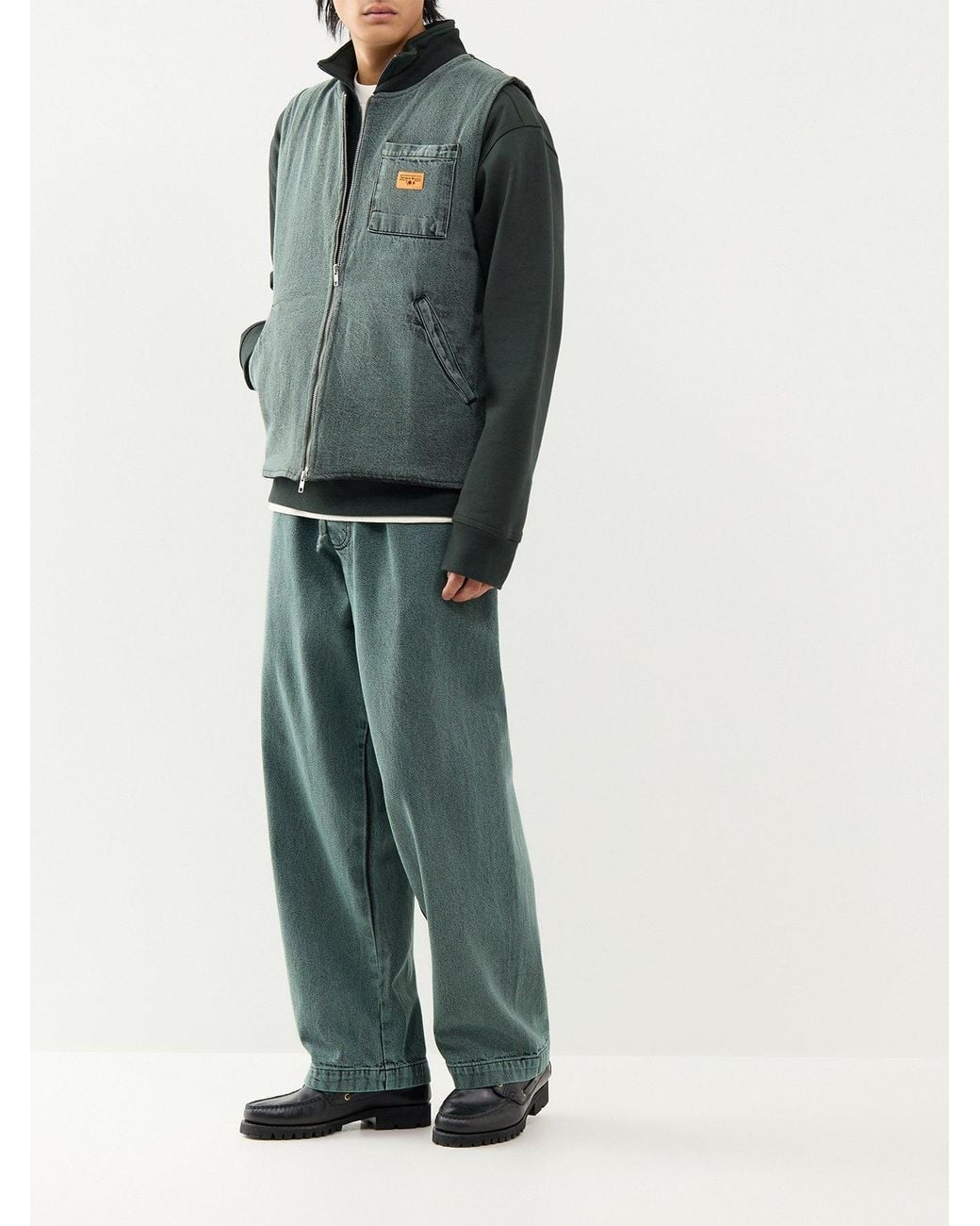 Service Works Green Od Easy Chef Organic Trousers for men
