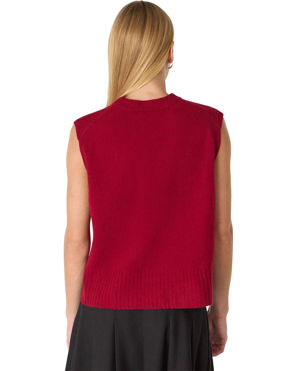 Whistles Red Sleeveless Tank