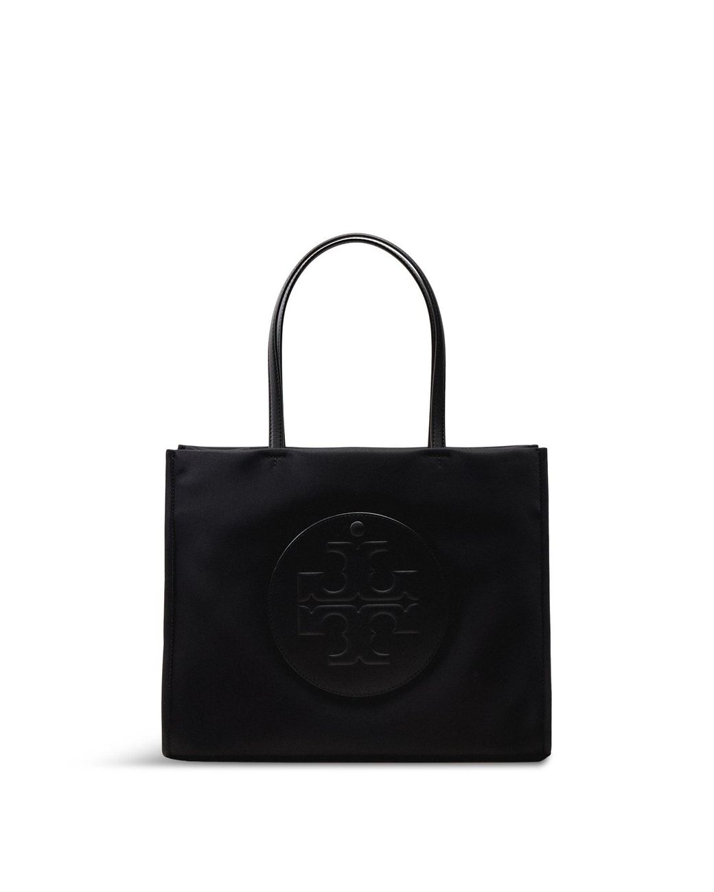 Tory Burch Black Ella Small Tote Bag