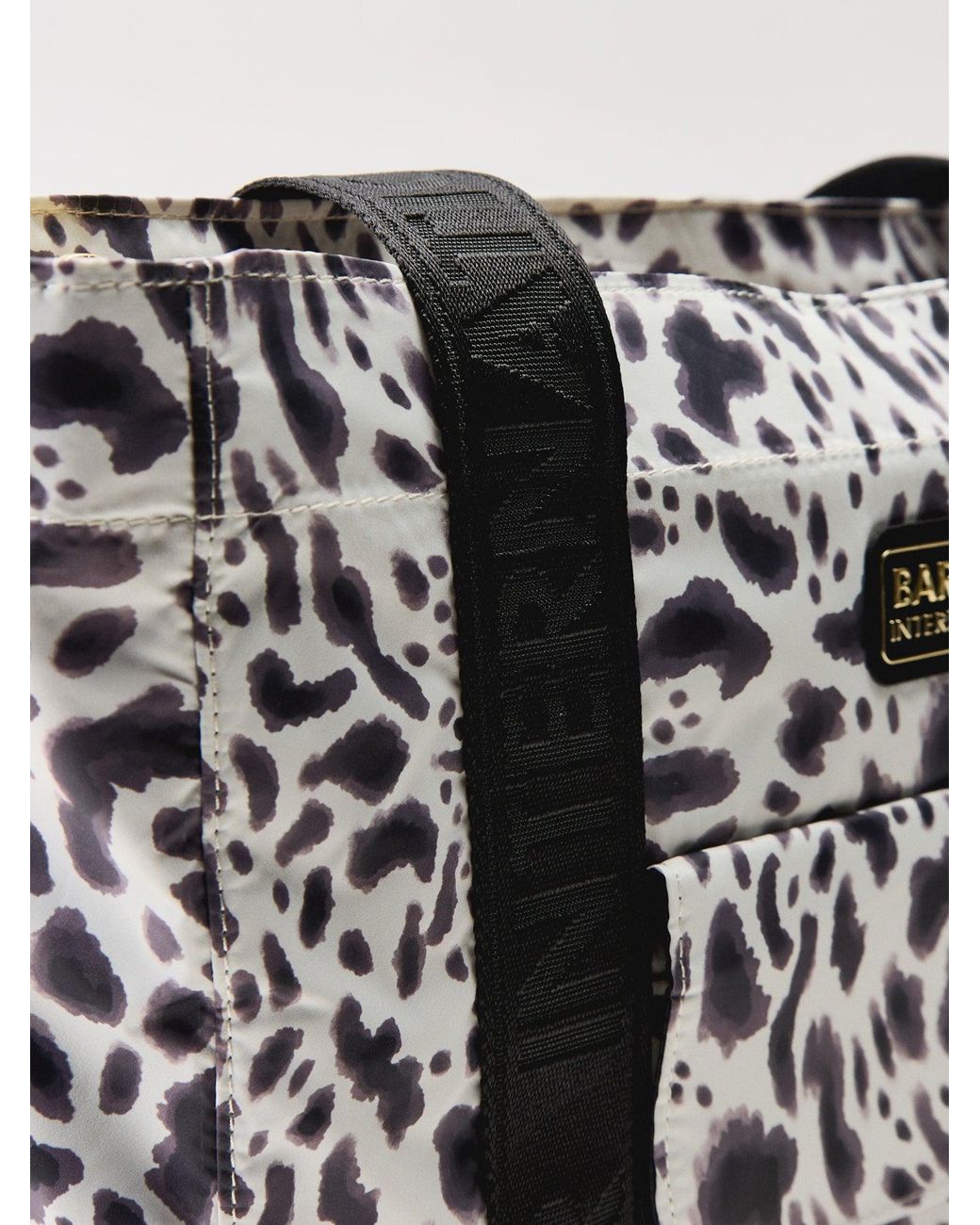 Barbour Multicolor Boulevard Tote Bag Leopard Print