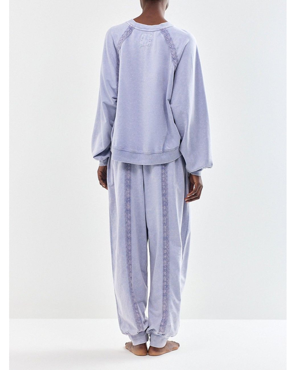 Free People Blue Couch Club Pyjama Set