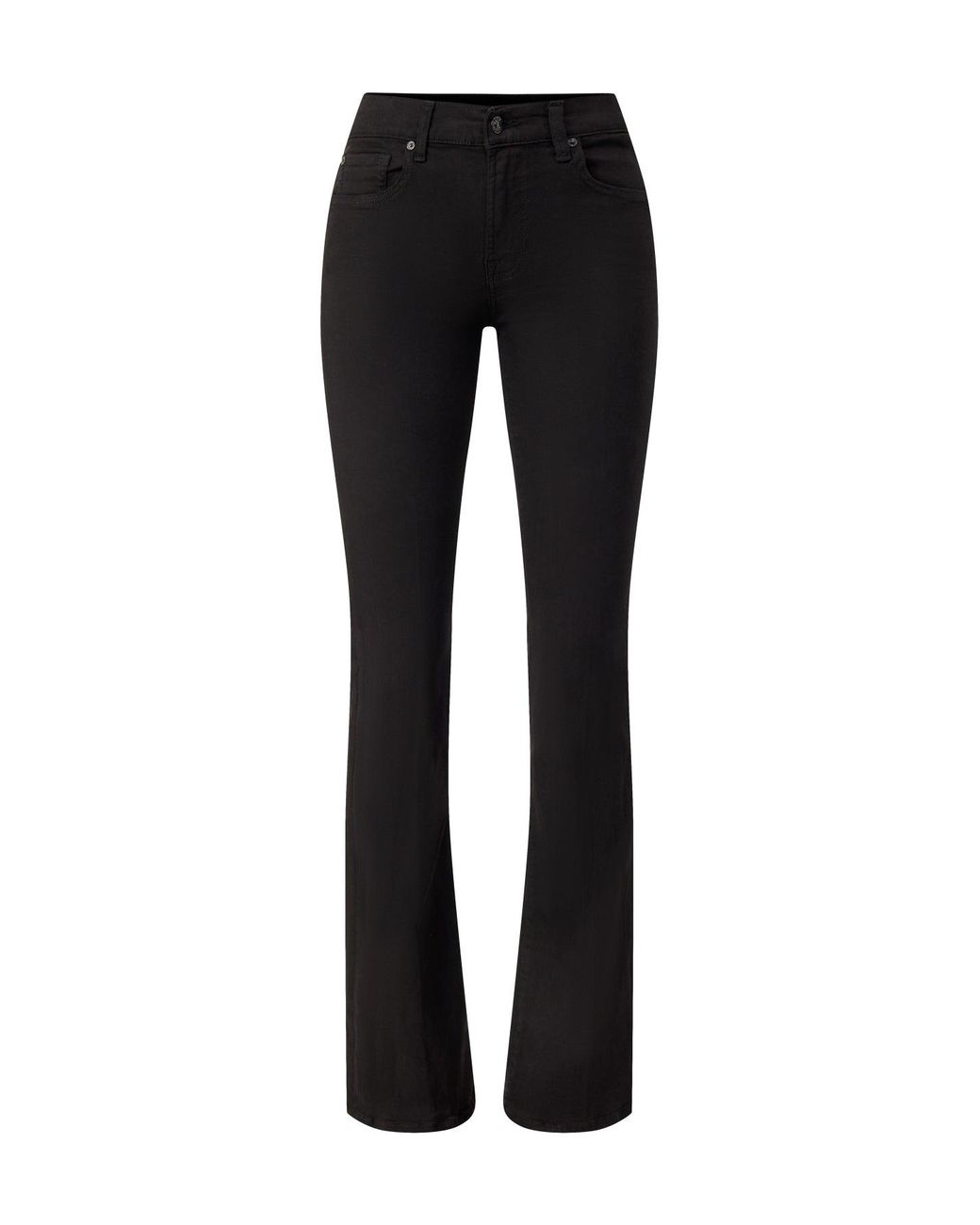 7 For All Mankind Black Bootcut Bair Jeans