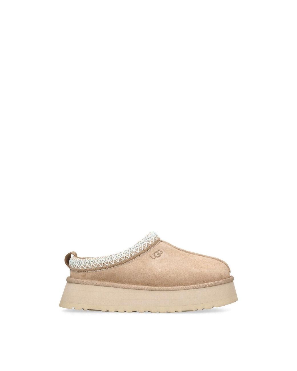 Ugg Natural Tazz Suede Slip Ons