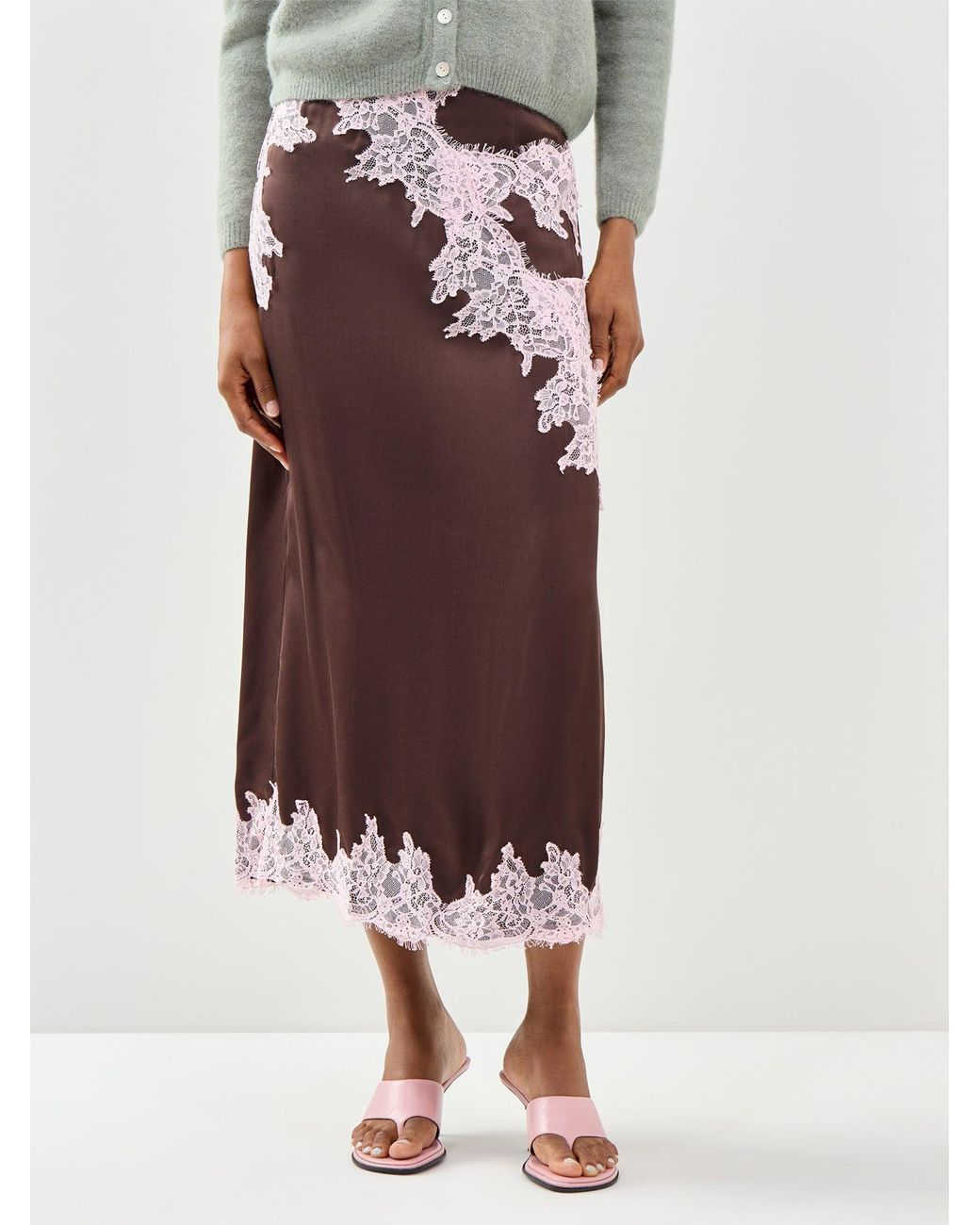 Never Fully Dressed Purple Lily Maxi Skirt