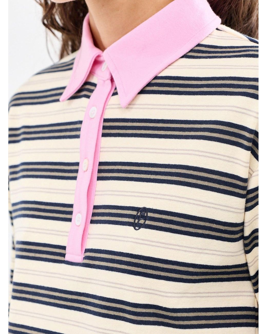 FRNCH White Minato Polo Shirt