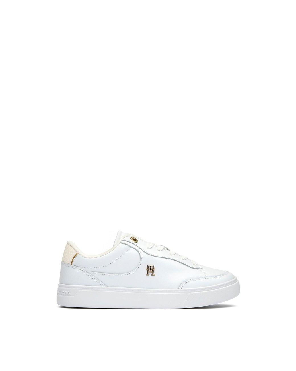 Tommy Hilfiger White Essential Chic Court Trainers for men