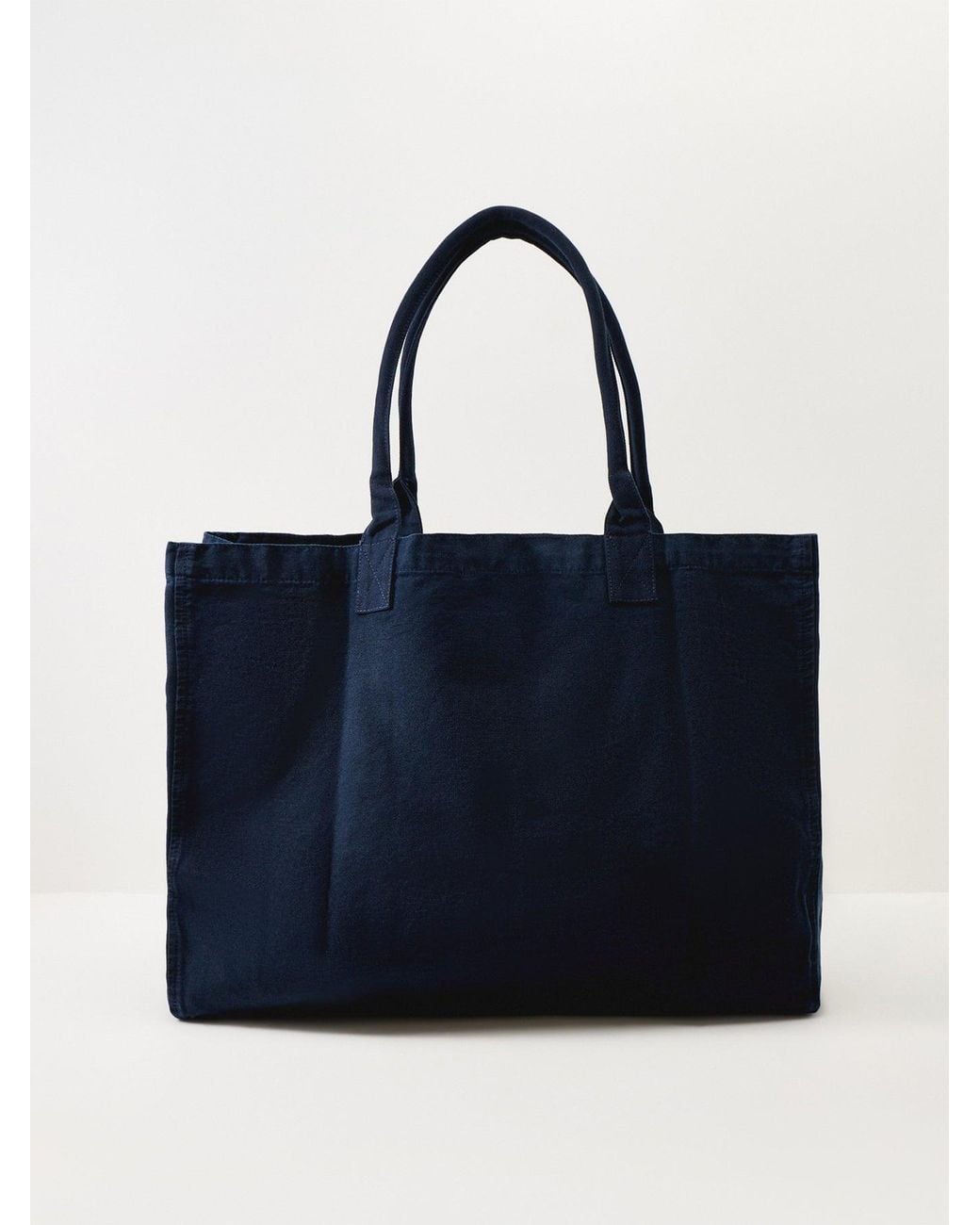 Anine Bing Blue Leo Canvas Tote Bag