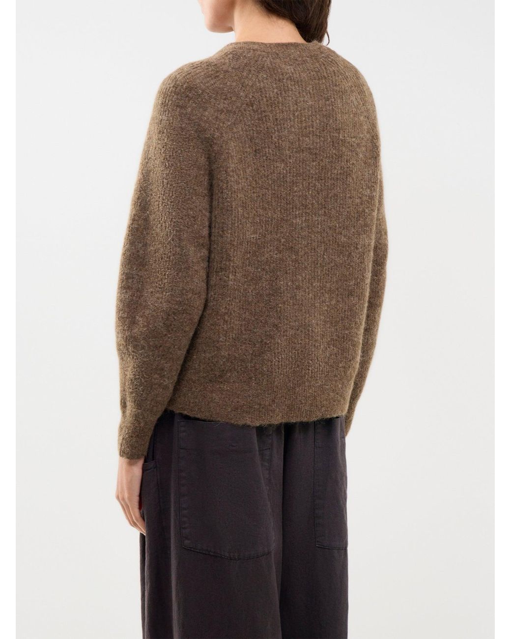 SELECTED Brown Lulu Knit Short Cardigan