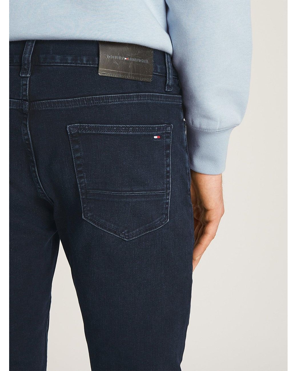 Tommy Hilfiger Blue Denton Straight Jeans for men