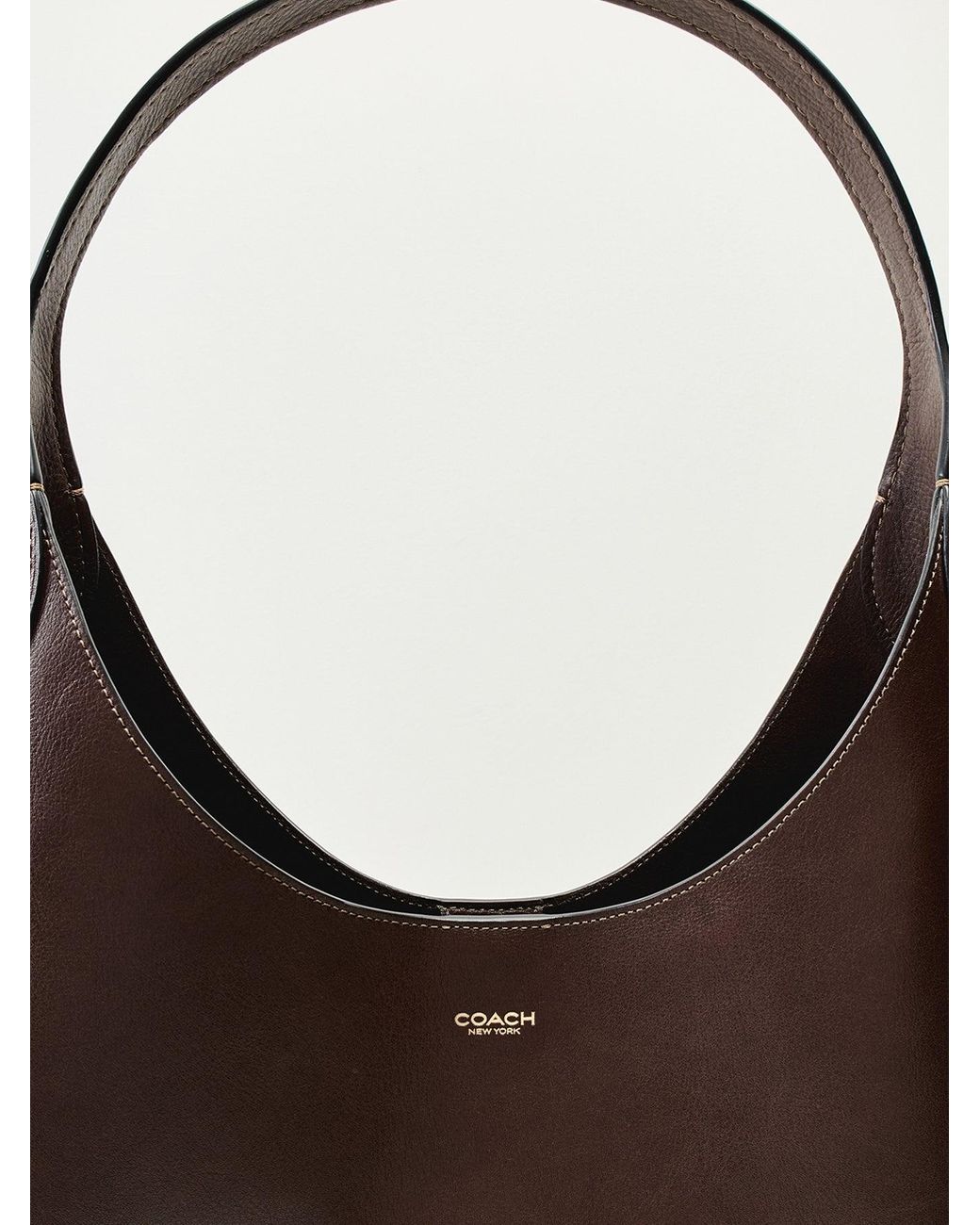 COACH Brown Brooklyn 39 Shoulder Bag Maple
