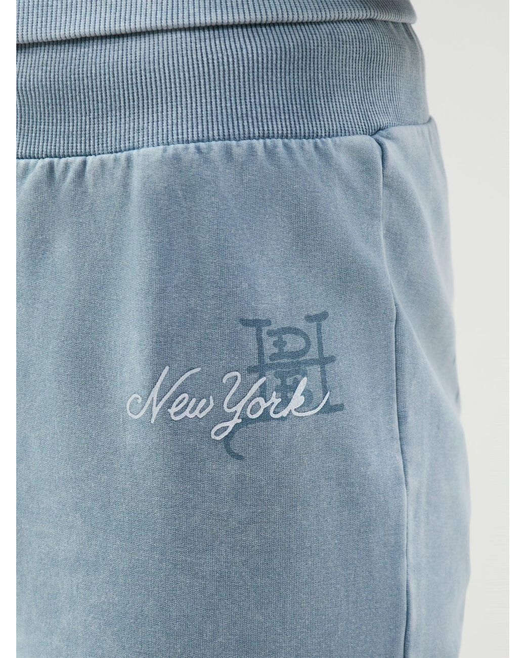 Ed Hardy Blue Cross & Thorns Flared Joggers