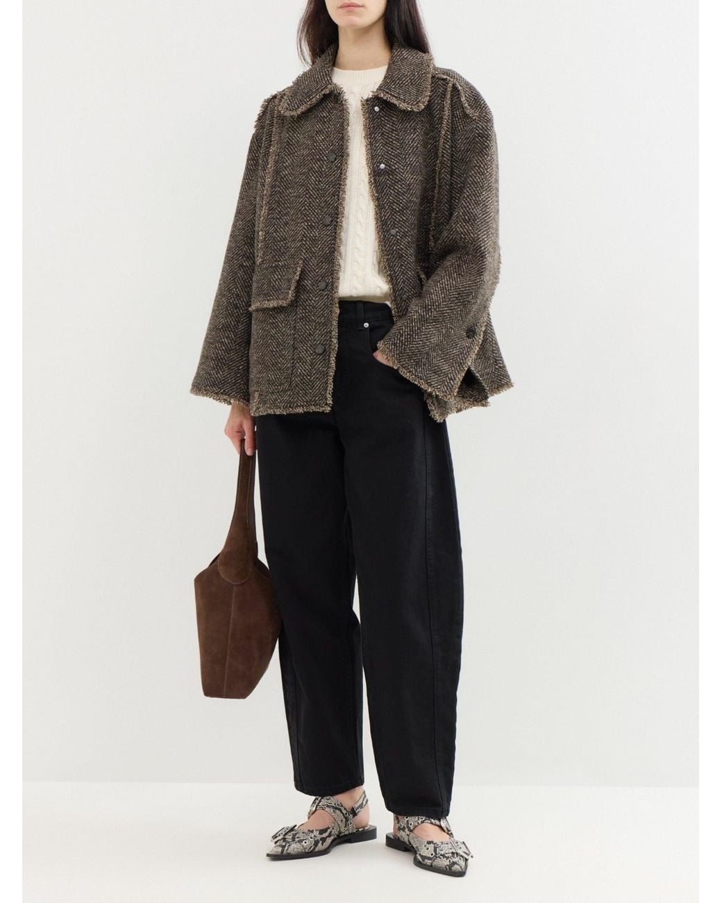 Day Birger et Mikkelsen Brown Harry Structured Coat