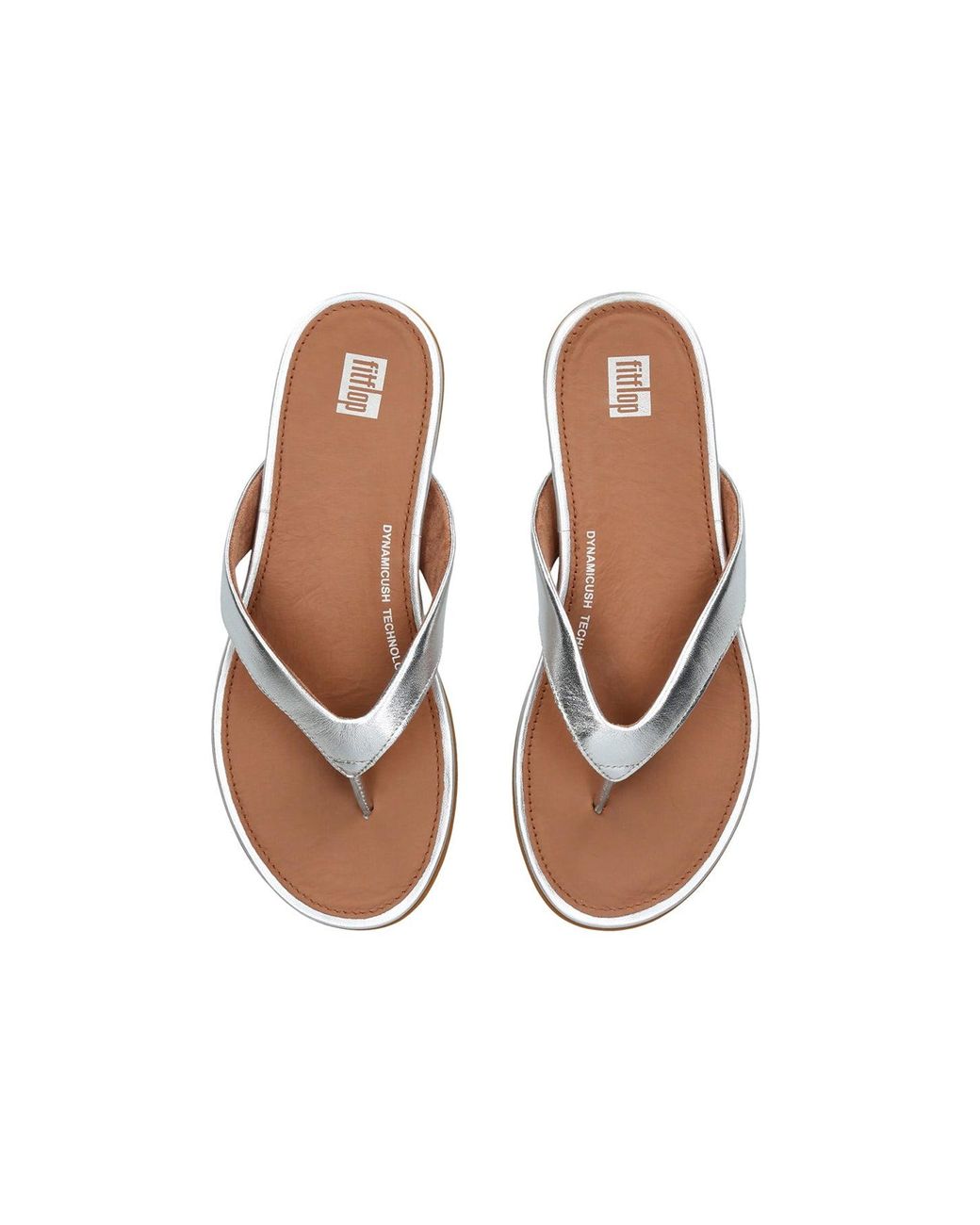 Fitflop White Gracie Flip Flops