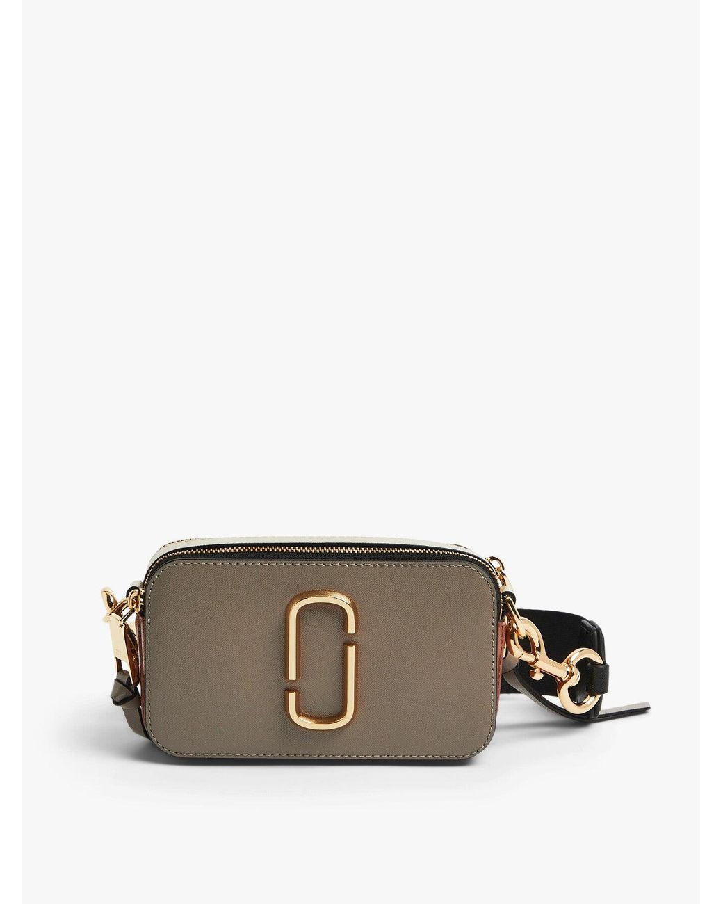 Marc Jacobs Brown The Snapshot New Sea Multi Bag, Leather
