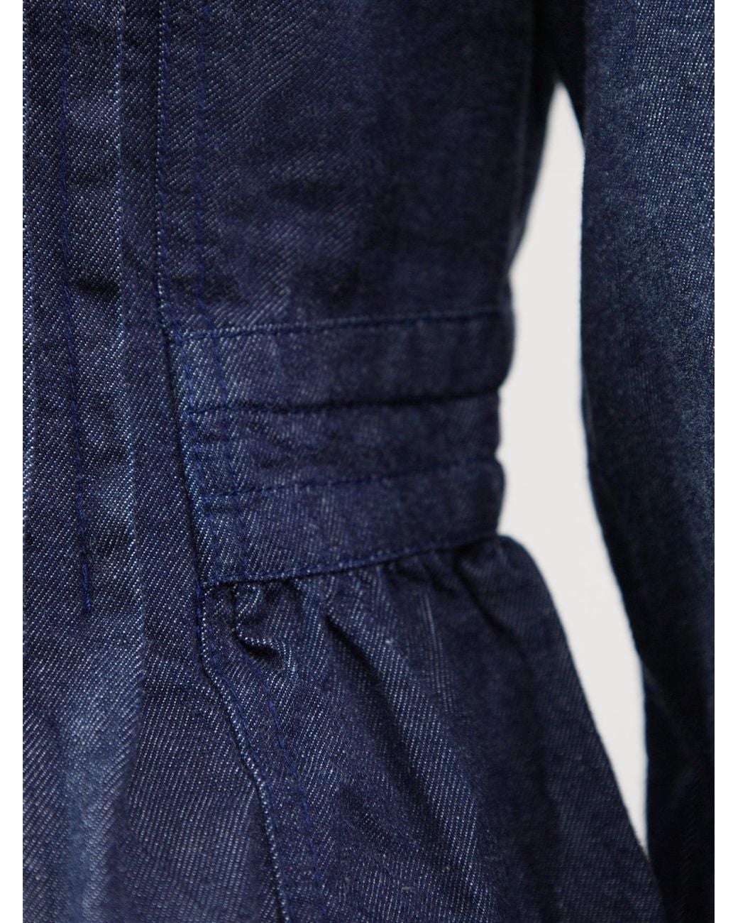 Nobody's Child Blue Cotton Tillie Denim Blouse