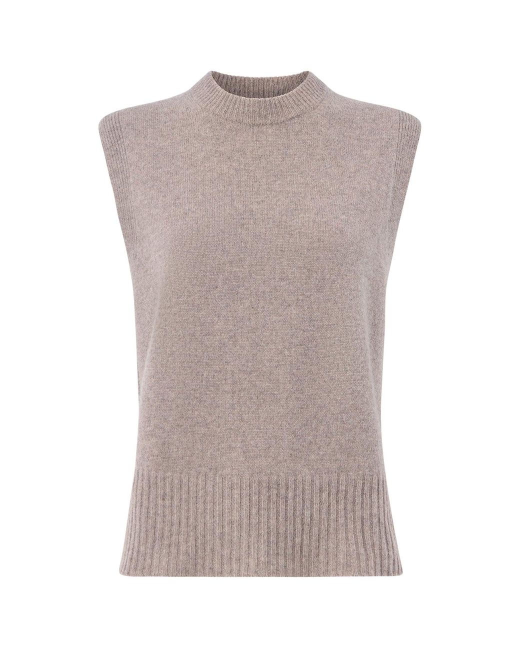 Whistles Gray Sleeveless Tank