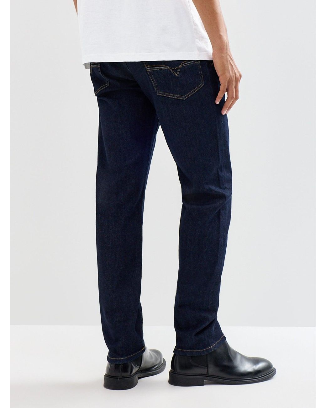 DIESEL Blue 1986 Larkee Beex Tapered Fit Jeans for men