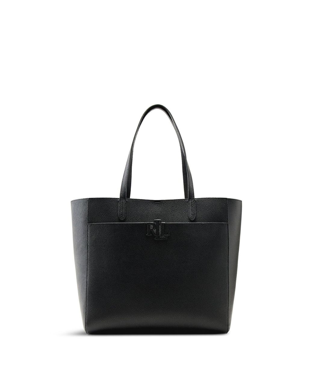 Ralph Lauren Black Cameryn Lg Tote Bag