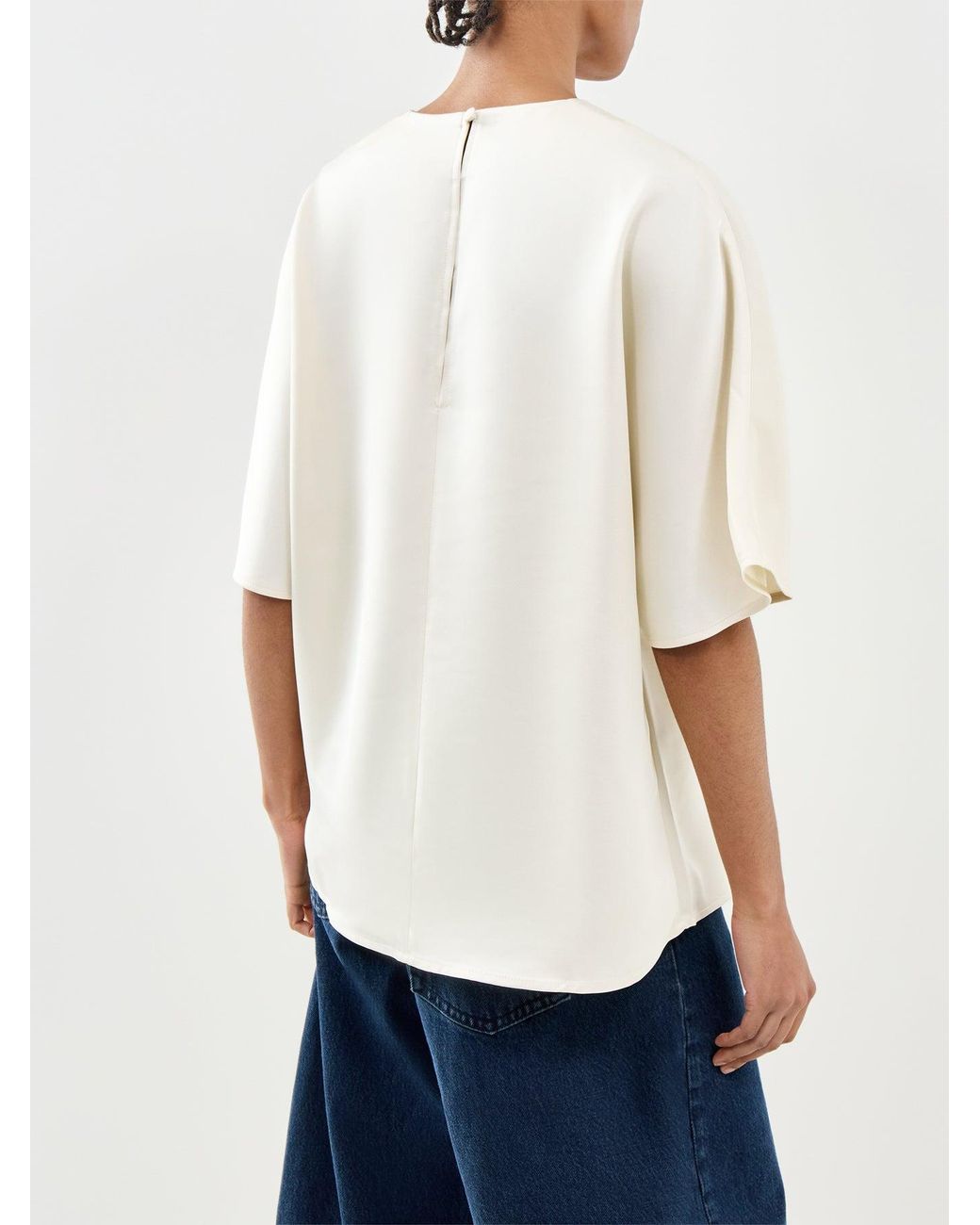 Pretty Lavish White Breya T-Shirt Cream
