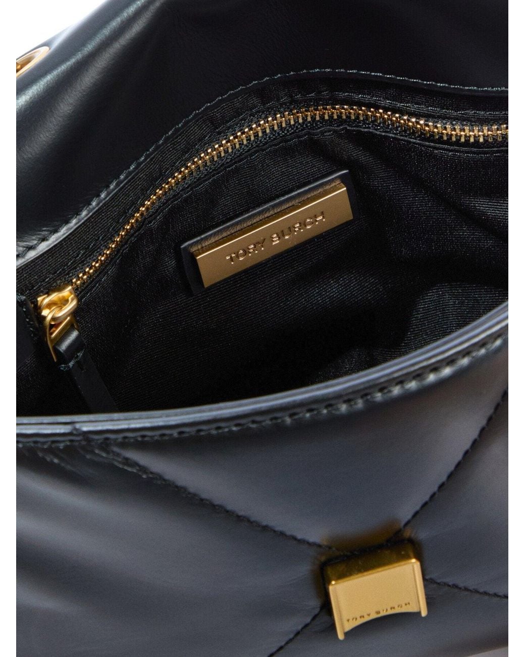 Tory Burch Black Women's Kira Small Quilt Convertible Shoulder Bag