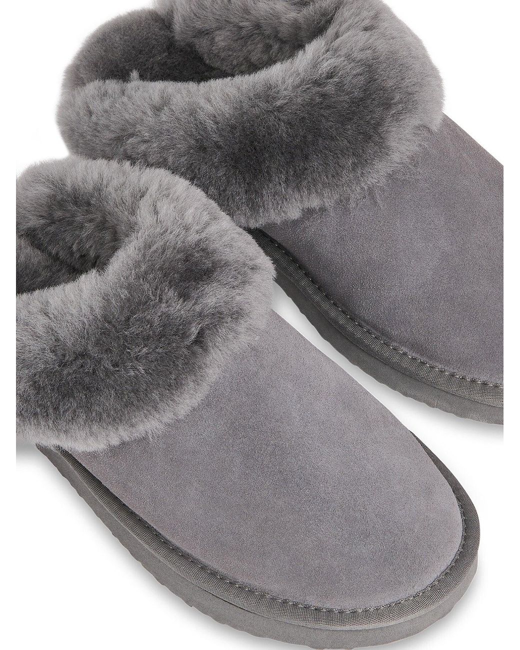 Whistles Gray Women's Emilia Cuff Slipper