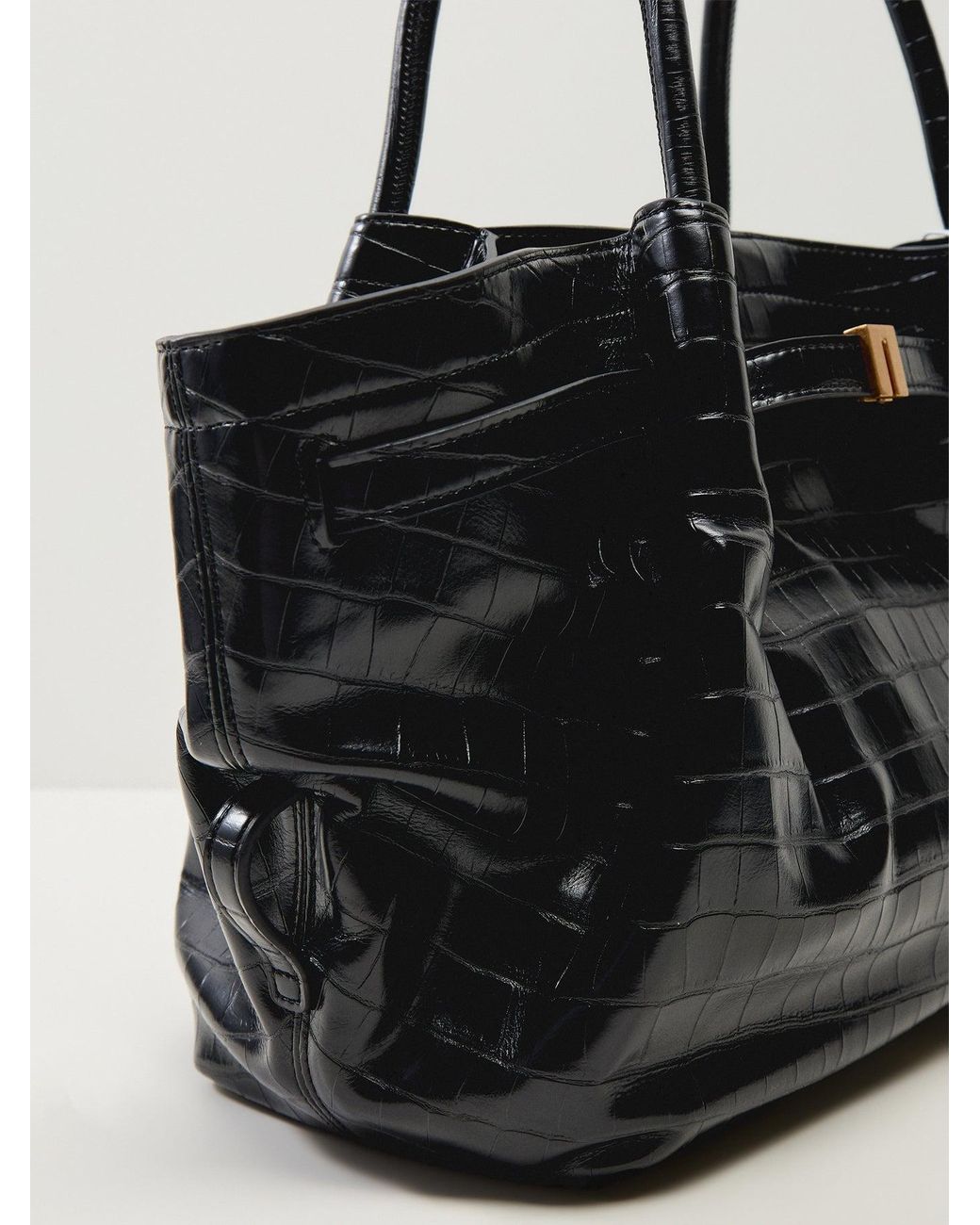 JW PEI Black Hana Medium Tote Bag