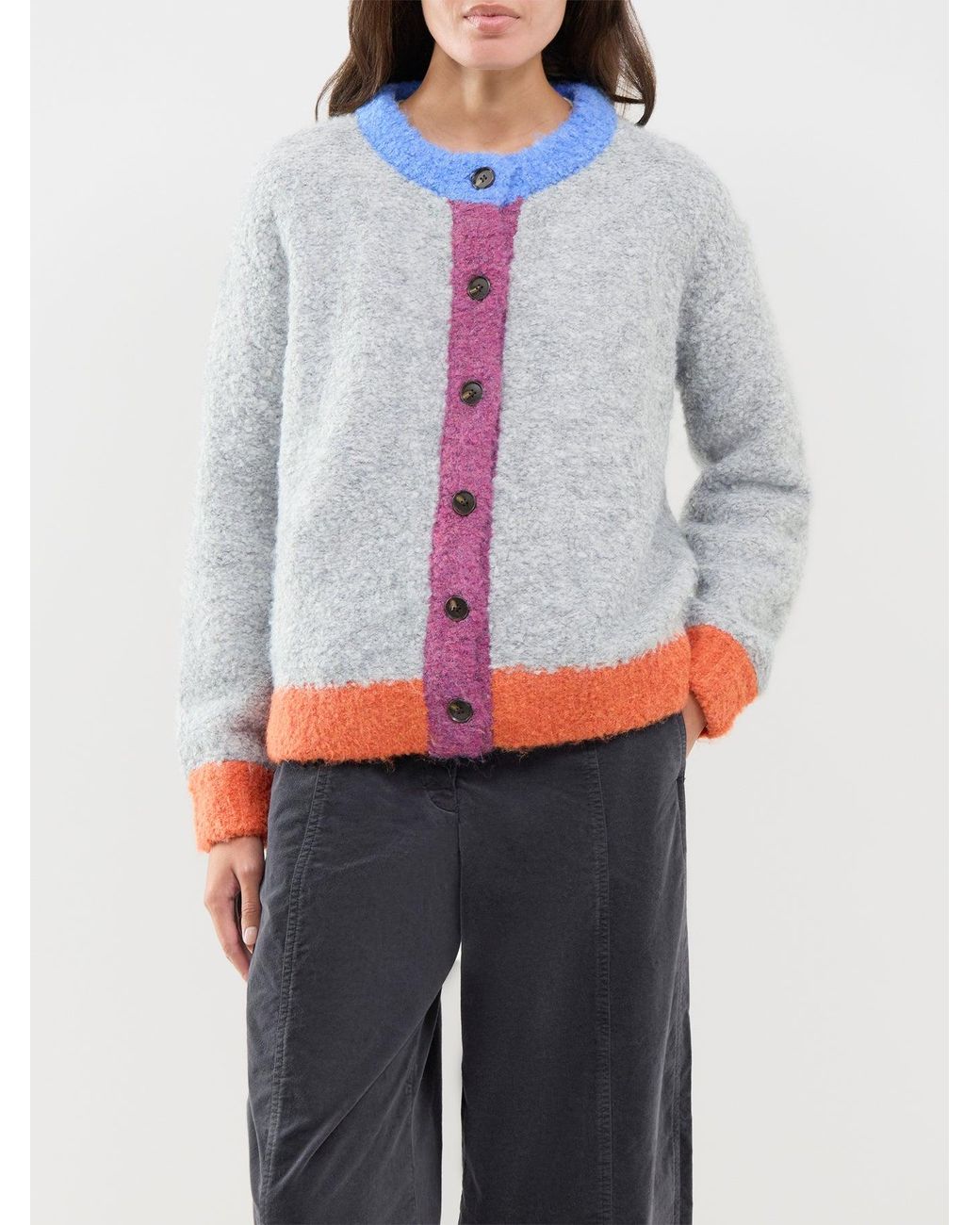 FRNCH Gray Ithaque Cardigan