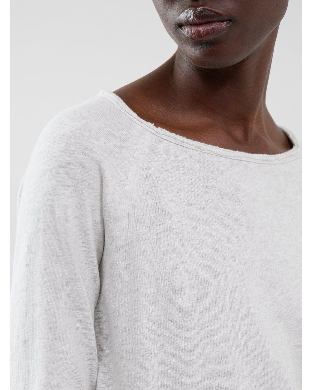 American Vintage White Sonoma Long-Sleeved T-Shirt