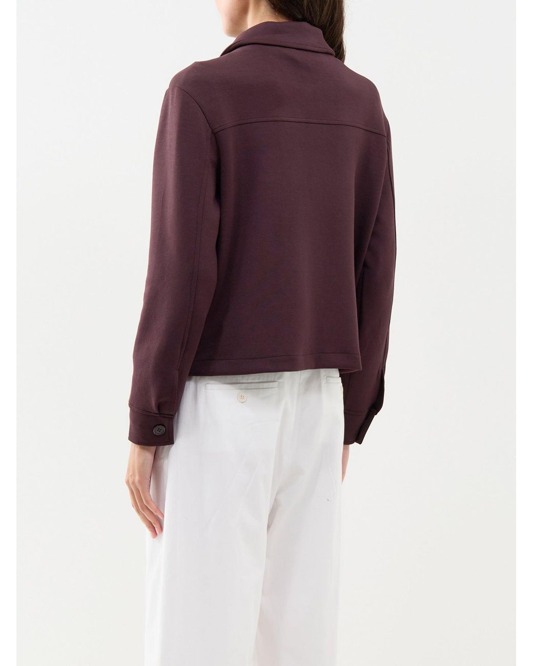 Soya Concept Purple Banu 337 Modal Blend Jacket