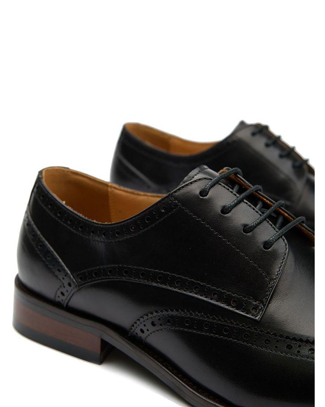 Sole Ldn White Hoggle Brogue Shoes for men