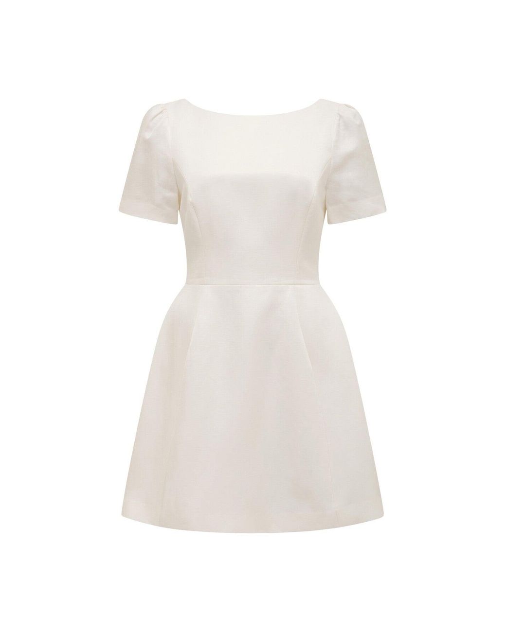 Forever New White Women's Simone Bow Back Mini Dress